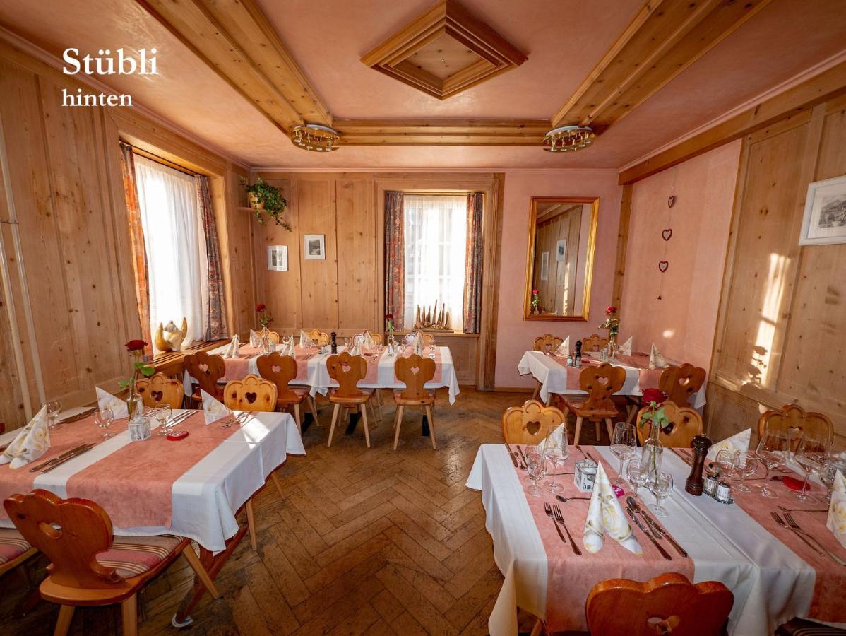 Hotel Restaurant Raetia Filisur Bagian luar foto